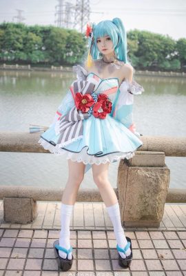 Hatsune Miku MIKU39 @青树Chiri (Fotografi: @alan岚少) (Kugou Mushroom·Karnival Muzik Animasi Kelip-kelip) (9P)