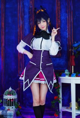 Hidori Rose – cosplay seragam bikini syaitan hitam Akeno Himejima