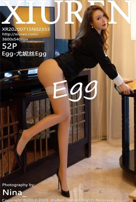 (Siri Rangkaian Rancangan Xiuren) 2020.07.15 Vol.2333 Egg-Eunice Egg versi penuh tanpa foto tera air (53P)