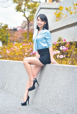 Stoking model kaki Taiwan, kasut tumit tinggi, kaki cantik, gambar luar Chen Xixi OL, kaki cantik dengan kasut tumit tinggi (20P)