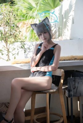 lunananya – Baju Renang Azure File Sand Wolf Baizi